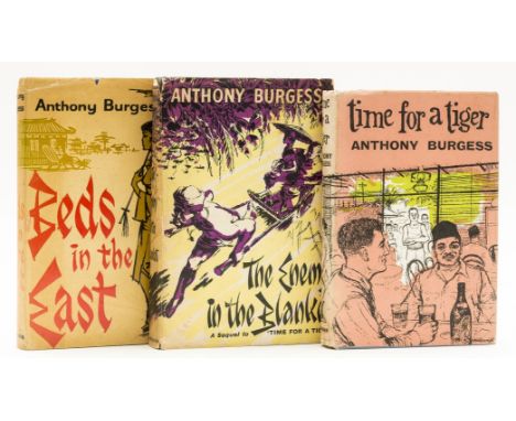 Burgess (Anthony) [The Malayan Trilogy], 3 vol., first editions, comprising Time for a Tiger, jacket spine faded, spine ends 