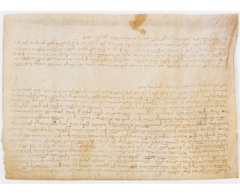 Catalonia, Poboleda.- Perpetual sale granted by the Prior of the Monastery of Scala Dei in favour of Bernardo and Ramone Nogu