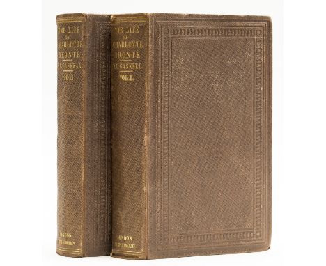 Brontë (Charlotte).- Gaskell (Elizabeth C.) The Life of Charlotte Brontë, 2 vol., first edition, half-titles and frontispiece