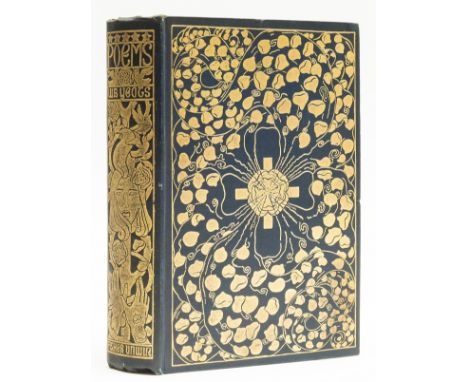 NO RESERVE Yeats (William Butler) Poems, portrait frontispiece, initials and sketch in pencil to free endpapers, original dec