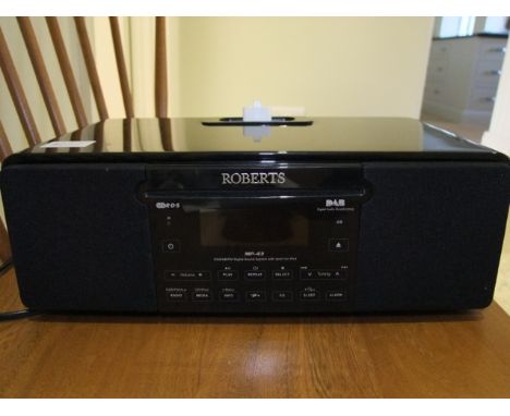 A Robert M P - sound player model 43 CD-DAB-FM Digital sound system with dock for iPod, with manual, handset etc