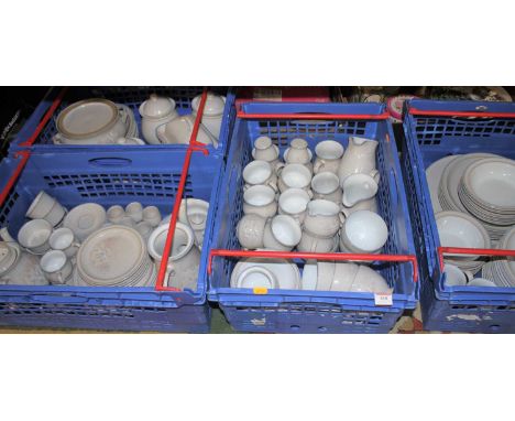 An extensive Denby Tasmin pattern stoneware tea and dinner service