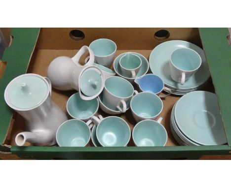 A Poole Pottery part tea and dinner service 