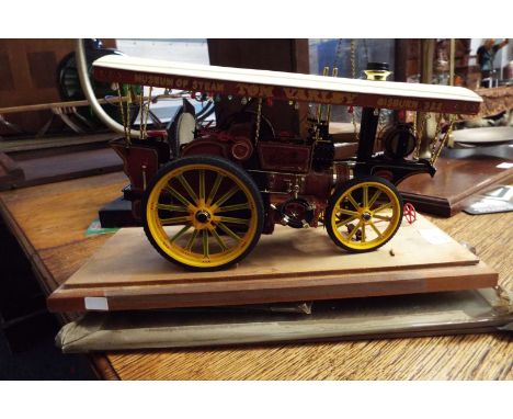 A plastic model 'Museum of Steam Tom Varley' steam engine
