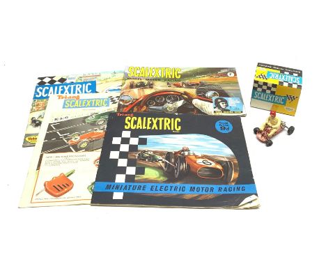 Scalextric - 1960s go-kart, boxed with internal packaging; and four early catalogues comprising first edition January 1960, s