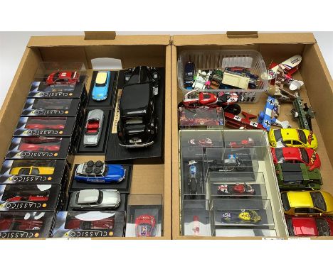 Quantity of boxed and loose die-cast models by Matchbox, Classico, Maisto etc including cars, motorcycles, aeroplanes etc - C