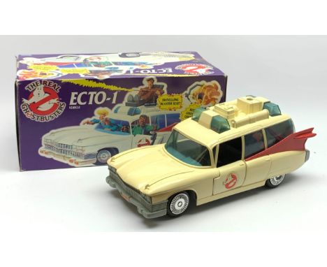 Kenner Ghostbusters ECTO-1 vehicle, boxed with inner and outer packaging and paperwork - Condition Report 