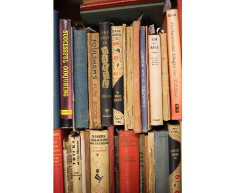 A box on mainly hardback magic books, early 20th century, approx 50 