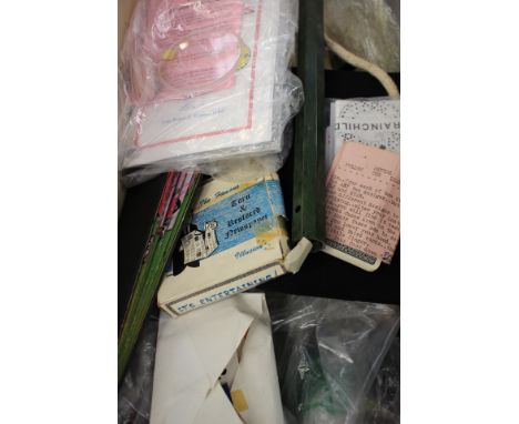 Deluxe changing bag (boxed), various magic tricks and equipment