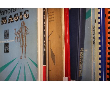 Assorted large format magic related books to include 'Comedy Magic' by George Blake', 'the Success Book' vols 1 + 2 by Franci