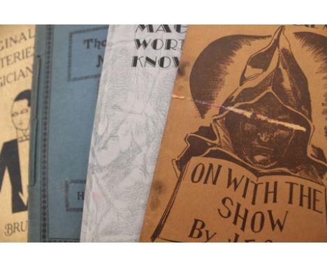 A box of magic related books, mainly softback early 20th century, including pamphlets (approx 80) 