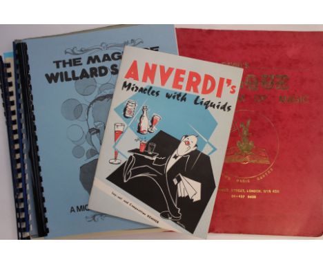 Thirteen privately produced magic rlated A4 softback productions by magicians, including 'Braue-Fabe Deals', 'Trust-Ace trick