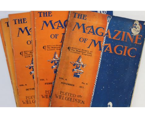 'The Magazine of Magic' Ed Will Goldston, Official Organ of the Magicians Club, London, England Nov 1917, Feb = March 1920, O