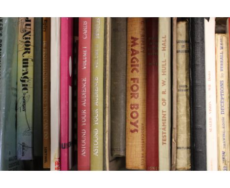 A mixed collection of magic related books, including Harbincadabra, from pages of Abracadabra 1947-62 (approx 35)