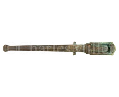 A BRONZE BREECH-LOADING GUN RECOVERED FROM A SPANISH ARMADA WRECK OFF THE WEST COAST OF IRELAND, CIRCA 1588 OR BEFORE possibl