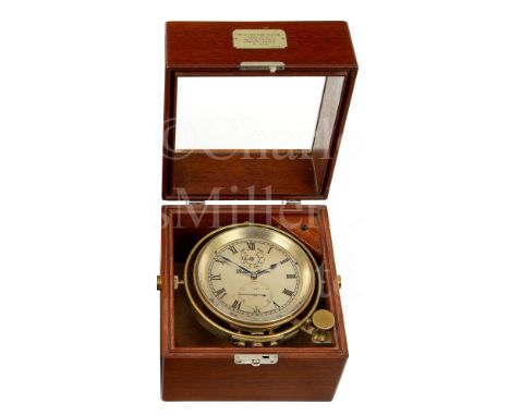 A TWO-DAY MARINE CHRONOMETER BY THOMAS MERCER, ST ALBANS, 1959 the 4in. silvered dial signed Thomas Mercer and numbered 23214