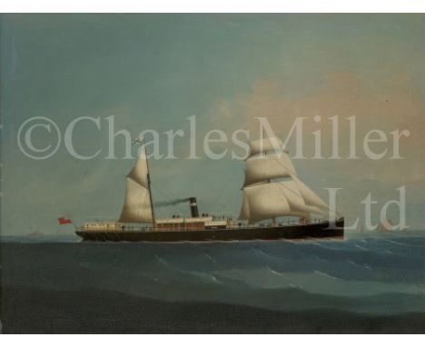 CHINESE SCHOOL, CIRCA 1890 S.S. 'Cheang Hye Teng' (ex- 'Atholl') underway Oil on linen 17 x 22½in. (43 x 57cm.)Footnote: Buil