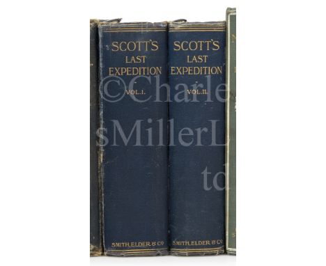 'SCOTT'S LAST EXPEDITION' by Capt R.F. Scott &amp; Dr. E.A. Wilson, two vol, first edition, photogravure portrait frontispiec