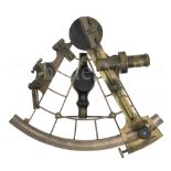 A 7IN. RADIUS VERNIER SEXTANT BY P. CAMERON, GLASGOW, CIRCA 1870