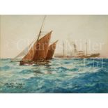 WILLIAM MINSHALL BIRCHALL (BRITISH, 1884-1941) : Tramp and trawler