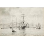 δ JOHN STEVEN DEWS (BRITISH, B. 1949) : ‘Spindrift’ at Foo Chow, 1868; ‘Lahloo’ at Gravesend, 1870