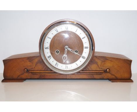 Art deco Enfield mantel clock, good tidy lot, recently serviced 20/12/17, height 20cm