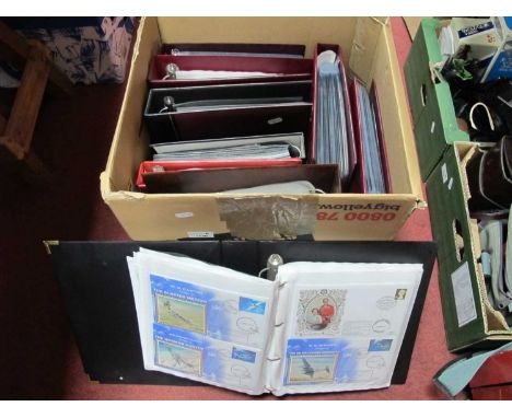 Stamps; A large collection of over 560 G.B. Royal Mail and Benham First Day Covers, housed in nine albums. many of the covers