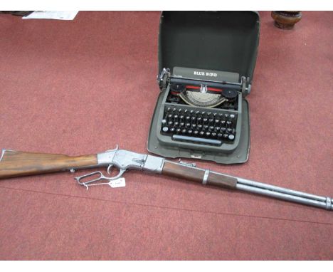 Blue Bird German U.S Zone Typewriter, replica of The 1866 American lever rifle.