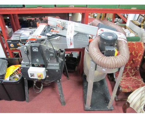 SIP Group Freestanding 10" Planer, 6" thickener item no 01344, together with shavings pump and bin (Note - both of these item