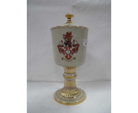 Spode Porcelain Lidded Chalice, commemorating 200 years of Craftsmanship, limited edition No 188/200