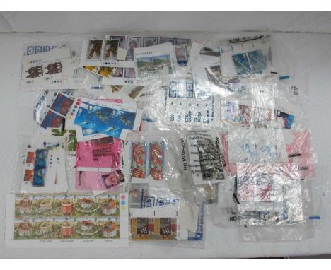 Stamps; A small accumulation of mint decimal Great Britain commemorative stamps with a total face value of over £150, include