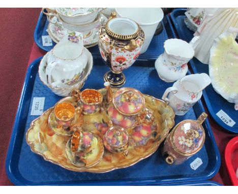 Royal Crown Derby Imari Urn 1244 6299 (no lid), 13.5cm high, mini tea service, Derby, Aynsley, Albert China:- One Tray.