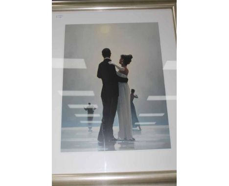 JACK VETTRIANO PRINT IN A SILVERED FRAME