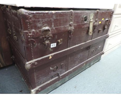 Metal Bound Trunk 