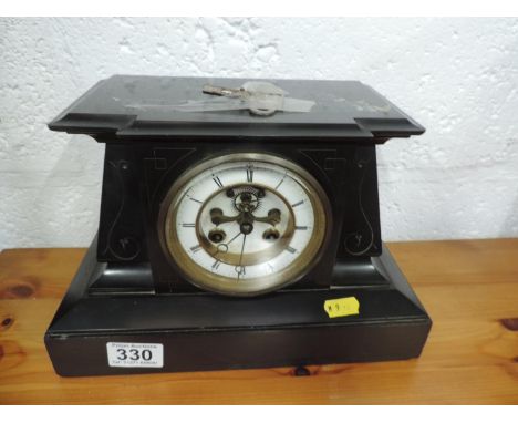 Slate Mantel Clock 