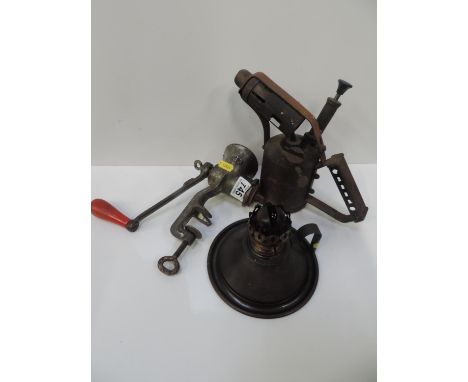 Mincer, Blow Lamp etc 