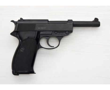 Erlaubnispflichtige Feuerwaffen (Militärische Ordonanzwaffen) - Zivile Waffen nach 1945 : Pistole Walther P38 im Kaliber 9mm 