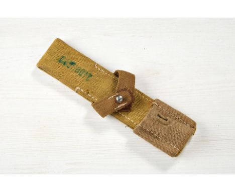 Militaria Ausland - Zubehör : Seitengewehrtasche SG 84/98 aus Leinen Seitengewehrtasche komplett aus Leinen für das Seitengew