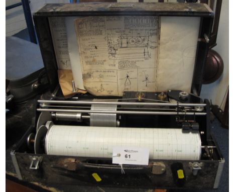 A Lea rotary level recorder, mark 2. Numbered 1674/62. In original case.