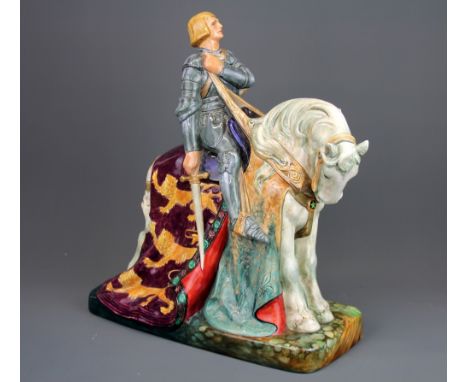 A rare large Royal Doulton figure of Saint George HN602067, H. 40cm.