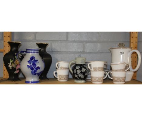 A Noritake coffee set and other items.