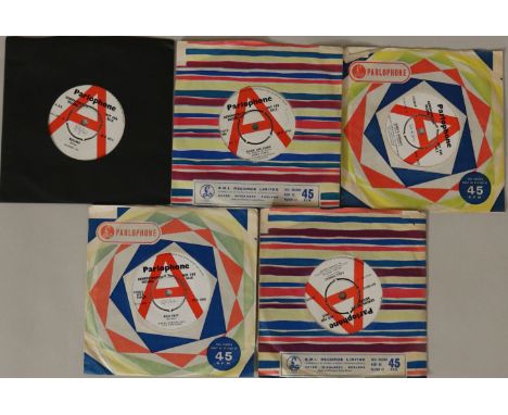 PARLOPHONE 7" DEMOS - R&R/ROCKABILLY/DOO WOP - Scorching selection of 5 x essential demonstration 45s. Titles are Sounds Inc.