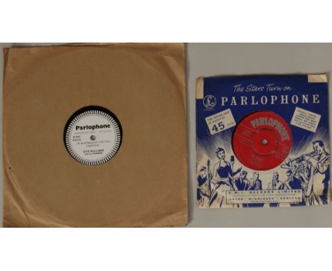 OTIS WILLIAMS & HIS CHARMS - Unique pack of 2 rare UK Parlophone cuts. Titles are I'm Just Waiting For You (10" 78RPM shellac