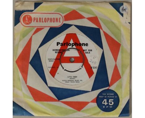 ALEXIS KORNER'S BLUES INC. - LITTLE BABY (R 5247 PARLOPHONE DEMO) - A scorcher from Korner with this 1965 7" demo on the red/