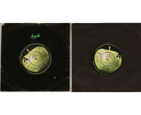 JOHN LENNON - APPLE 7" DEMOS - Killer bundle of 2 x UK demo sevens. Titles are Whatever Gets You Thru' The Night (R 5998 - Ex