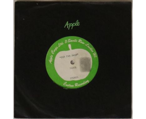 SLADE - FAR FAR AWAY (APPLE 7" ACETATE) - Extremely few on the ground original single sided 7" acetate recording of the 1974 