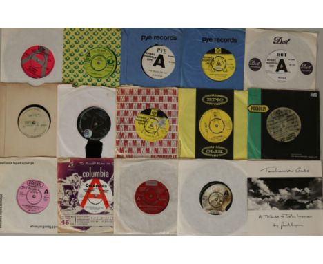 ARTISTS WITH ASSOCIATION TO THE BEATLES - LPs/7" - Fascinating collection of 9 x LPs and 25 x 7" with offerings from artists 