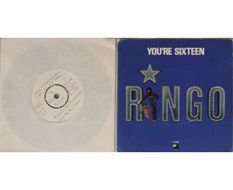 RINGO STARR - 7" TEST PRESSING & DEMO - Superb pack of 1 x demo and 1 x test pressing 7" from Mr Starkey. Titles are Only You