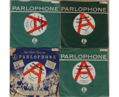 LEE STIRLING AND THE BRUISERS - 7" PARLOPHONE DEMOS - Everything will be alright if you win these 4 x not oft seen UK demonst