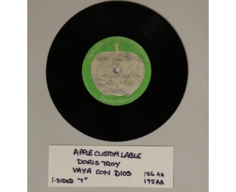 DORIS TROY - AIN'T THAT CUTE & VAYA CON DIOS - 7" TEST PRESSING/ACETATE - Prized selection of 2 x Apple rarities in the form 